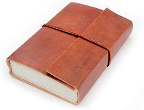 Genuine Large Hadmade Leather Notebook Journal - 8.5 X 6 Inches Book