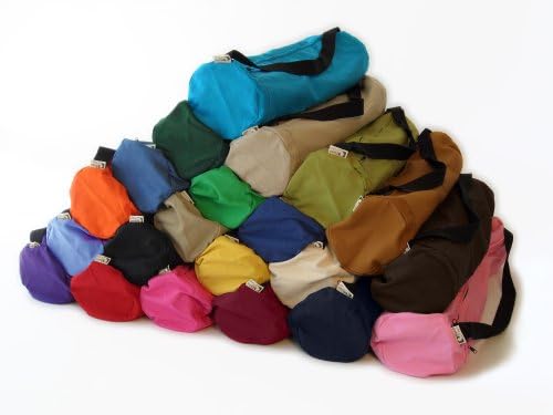 Bean Yoga Mat Bag Extra Large Easy Open Zipper 100% Cotton Made In USA - 27" L x 7" D By Bean Products