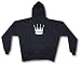 Kings Crown TRIDENT STYLE LOGO Men's Hoodie Sweat Shirt Small thru 4XL
