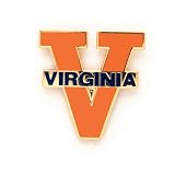 University Of Virginia Cloisonne Pin w/Jewelry Card