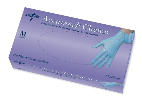 Accutouch Chemo Powder-Free, Latex-Free, Nitrile Exam Gloves, SM (10 boxes) On Sale