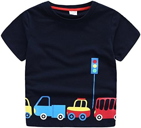 Comy Kids Boys Baby Children Lapel T-Shirt Clothes Summer Wear Pure Cotton