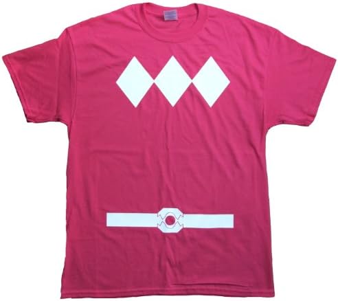Ryott Designs Power Ranger Pink T-Shirt-X-Large