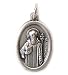 Saint Benedict Oxidized Medal - MADE IN ITALY