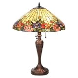 28 H Tiffany Hollyhock Table Lamp