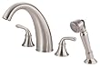 Danze Bannockburn Nickel Roman Tub W/handheld D307756BN