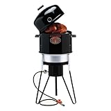 Brinkmann 810-5000-0 All-In-One Outdoor Cooker, Black