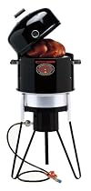 Brinkmann 810-5000-0 All-In-One Outdoor Cooker, Black