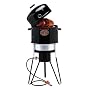 Brinkmann 810-5000-0 All-In-One Outdoor Cooker, Black