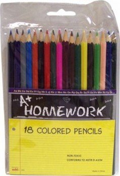 Color Pencils 18 Pieces UC1714