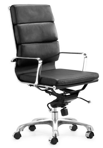 Leatherette Office Chair - Director Hi Back Office Chair - Zuo Modern - 205231