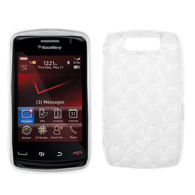 Clear Gel Skin Cover Ultra Guard Thermoplastic Case for Blackberry Storm 2 (9550 / 9520)