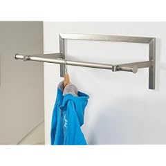 Wandgarderobe Edelstahl Flurgarderobe 87cm Sale
