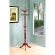 Coaster Traditional Coat Rack with Spinning Top in Tobacco