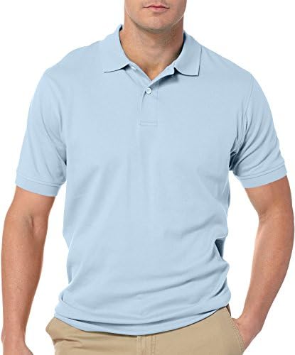 Boca Classics Seabreeze Solid Jersey Polo Shirt Large Blue bell