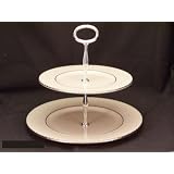 Lenox Citation Platinum Hostess Tray 2 Tier by Lenox