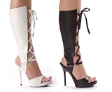 ELLIE 502-HOLLY 5 Heel Knee High Sandal
