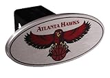 TM Machine 70205 Atlanta Hawks Billet Aluminum Hitch Cover 2