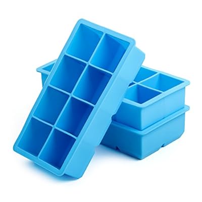 3-Pack Large Ice Cube Tray â— 2 Inch Ice Cube Maker for Whiskey â— Durable Silicone for Easy Use â— Keep Your Drinks from Getting Diluted While Chilled â— By California Home Goods