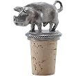 Pig Pewter Wine Bottle Stopper
