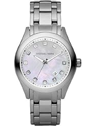Michael Kors Quartz, Silver Stainless Band White Dial - Womens Watch MK5325