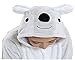 MizHome Koala Bear Kigurumi Cartoon Cosplay Costume Animal Onesie Pajamas S-XL