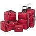 Samsonite 5 Piece Nested Luggage Set, Red
