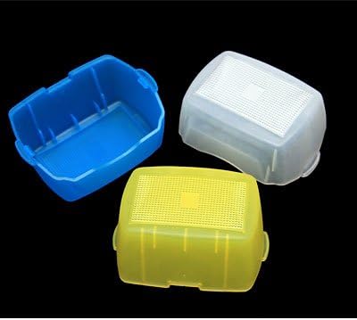 uWinka 3 COLOR (Blue+Yellow+white) kit Flash Bounce Diffuser for NIKON SB-900
