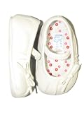 Lambskin Pleated Ballet Shoe with Elastic Strap by Baby Deer