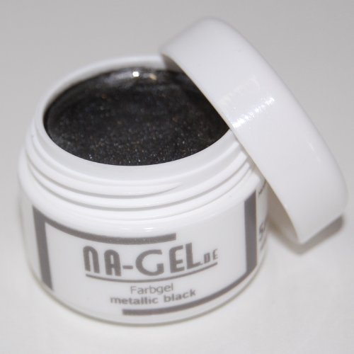 Na-Gel Farbgel Metallic Black 5ml f&uuml;r proffesionelles Nageldesign Preisvergleich