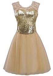 Short 2015 Corset   Waistline Keyhole Sequined Prom Dress 