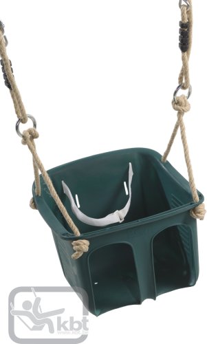 Childrens Toyshop  Toys : Rigid Plastic Baby Seat Green