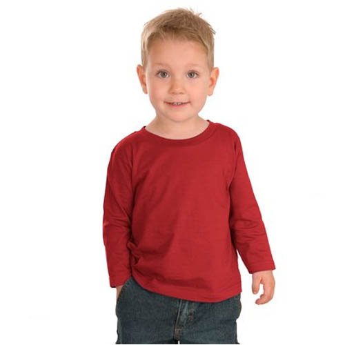 Precious Cargo- Toddler Long Sleeve Tee, Red, 4T