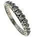 Bangle Bracelets Sterling Silver Zircon Stone Jewelry 3 inches (ban139b)