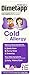 Dimetapp Children's Cold & Allergy Antihistamine & Decongestant, Grape Flavor, Purple, 24 Fl Oz, Pack of 6