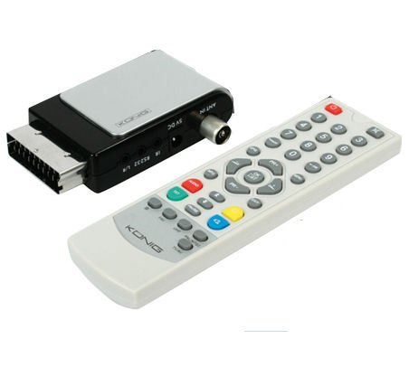 Ex-Pro Scart Digibox Freeview Receiver & DVB-T Adapter Box