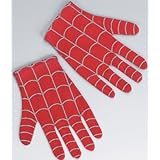 Spiderman Gloves - Red - Black