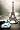 Professionally Framed Paris Romance (Couple Kissing, Eiffel Tower) Art Poster Print - 24x36 with RichAndFramous Black Wood Frame