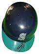 Dustin Ackley Autographed Seattle Mariners Mini Batting Helmet, Proof Photo