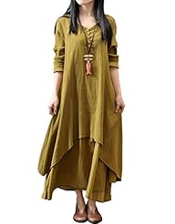 Cotton/Linen Short  Dress