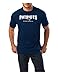 NFL New England Patriots Men's UP4 Tee, Navy, X-Large
