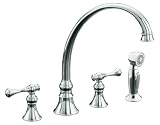 41bSSc7d8ML. SL160  Price Pfister 53270SS Marielle Single Handle Kitchen Faucet with Pull Down Spout Sprayer, Stainless Steel