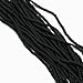 Czech 11/0 Glass Seed Beads (4)(6 String Hanks) Which Is 24 18 Strands Preciosa Jablonex (Opaque Matte Black)