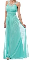 Beaded Chiffon Evening Dress/Bridesmaid Dress/Mother-of-the-Bride Dress/Prom Dress/Party Dress 