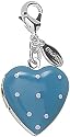Pilgrim Polka Dot Heart Locket Charm
