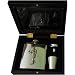 Boxer / Boxing 6oz Stainless Steel Hip Flask - Gift Set