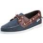 Sebago Women's Spinnaker Boat Shoe,Blue/Brown,7.5 M US