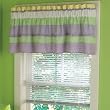 Annas Ruffle Purple Valance