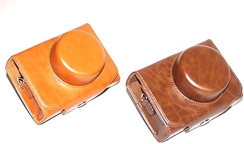 Camkitmate Ever Ready Camera Case Bag + Strap For Fujifilm X100T x30 Light Brown