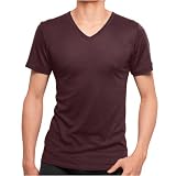 グンゼ(GUNZE) BODYWILD ボディーワイルド HOTMAGIC VネックTシャツ BWW415S スタンダードライン
